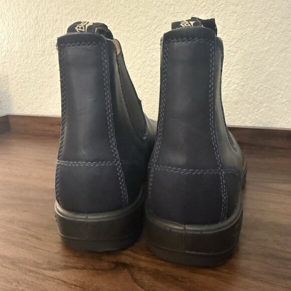 New Navy Blundstone Original 2246 Chelsea Genuine Leather Boots US M 9.5 - Picture 6 of 10